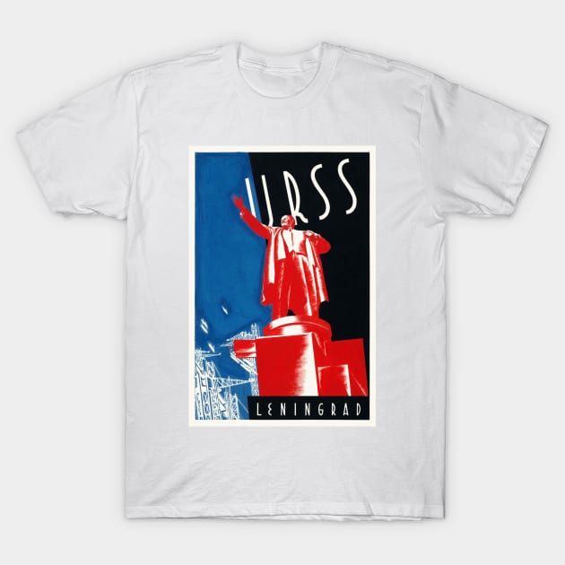 URSS Leningrad USSR Vintage Poster 1932 T-Shirt by vintagetreasure